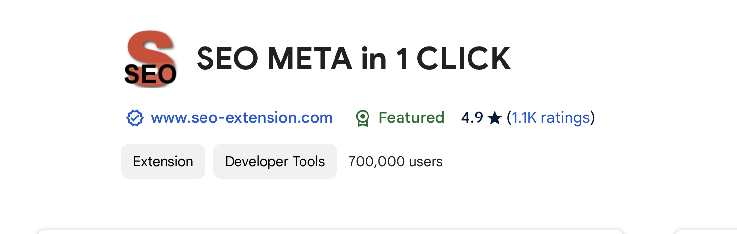 SEO meta in 1click 